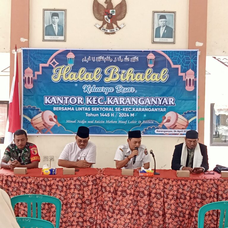 Hadirkan Mubaligh Kecamatan Karanganyar Menggelar Acara Silaturahmi dan Halal Bihalal