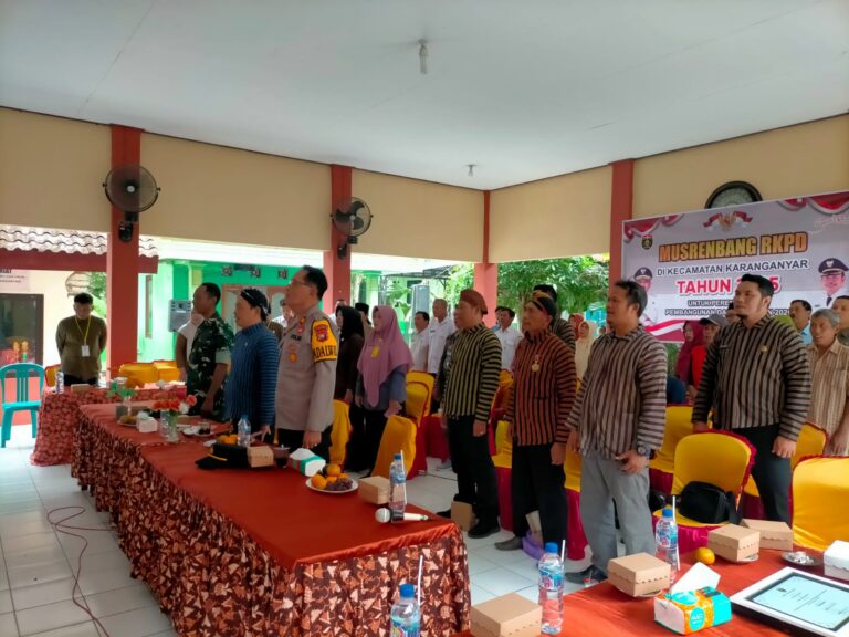 Musrenbang RKPD Kecamatan Karanganyar Tahun 2025 Untuk Perencanaan Pembangunan 2026.